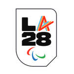 Load image into Gallery viewer, LA 2028 Para Logo &amp; Athletic Spirit A Lapel Pin
