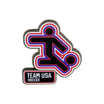 Load image into Gallery viewer, Team USA Pictogram Soccer Lapel Pin
