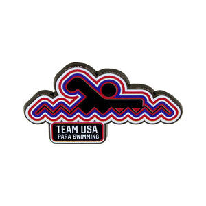 Team USA Pictogram Para Swimming Lapel Pin