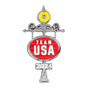 Team USA 2024 Metro LED light Lapel Pin