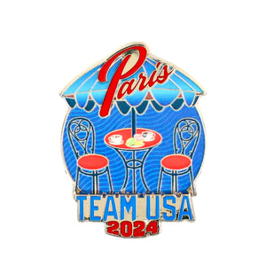 Team USA 2024 Paris Cafe Lapel Pin