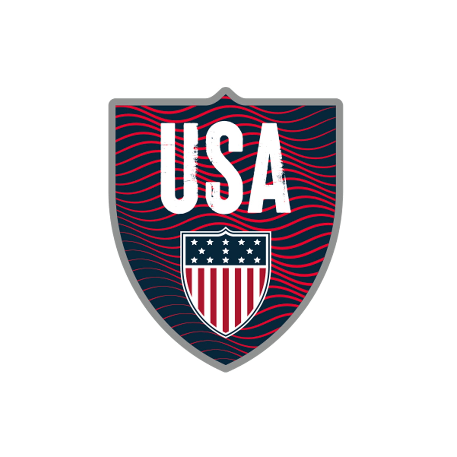 2024 Paris Olympics Team USA Retro Logo Shield Lapel Pin