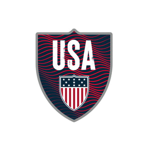 2024 Paris Olympics Team USA Retro Logo Shield Lapel Pin