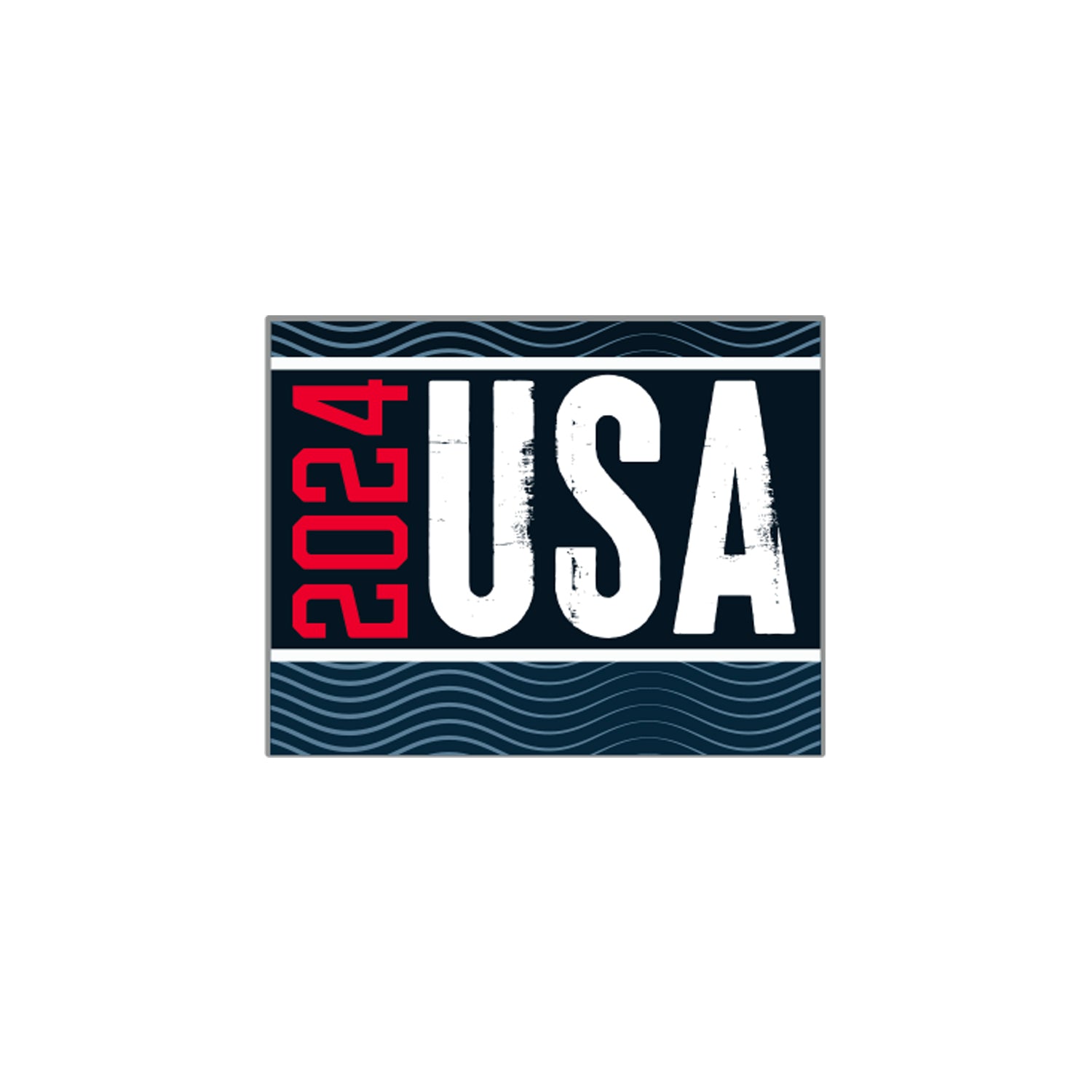 2024 Paris Olympics Team USA Retro Logo Lapel Pin honavusa