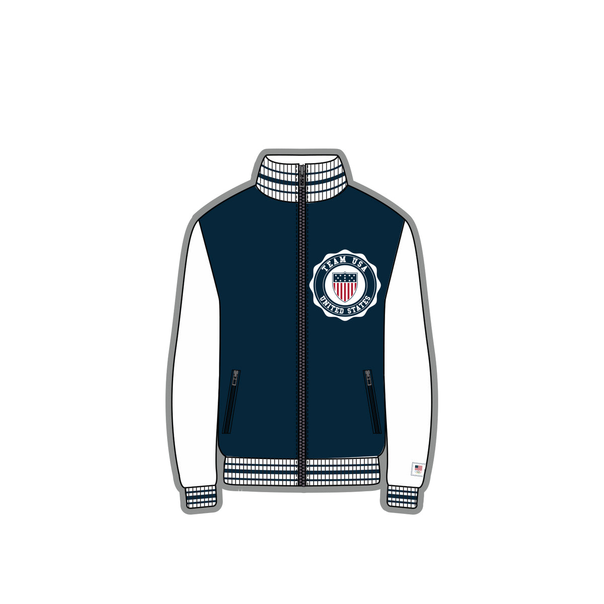Team USA 2025 Collegiate Letterman Jacket Lapel Pin Honav USA