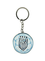 Load image into Gallery viewer, U.S. Soccer Ball Shield Keychain
