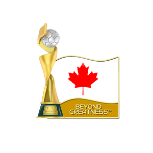 2023 FIFA Women's World Cup 2.5D Trophy Pin Canada Flag