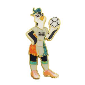 2023 FIFA Women's World Cup TAZUNI Mascot Pin With Ball Lapel Pin