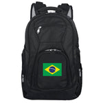 Load image into Gallery viewer, Team Brasil Premium Laptop Backpack - Fits Most 17 Inch Laptops and Tablets - Ideal for Work, Travel, School, College, and Commuting
