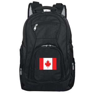 Team Canada Premium Laptop Backpack - Fits Most 17 Inch Laptops and Tablets - Ideal for Work, Travel, School, College, and Commuting