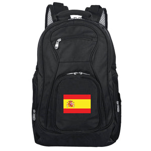 Team Spain Premium Laptop Backpack - Fits Most 17 Inch Laptops and Tablets - Ideal for Work, Travel, School, College, and Commuting