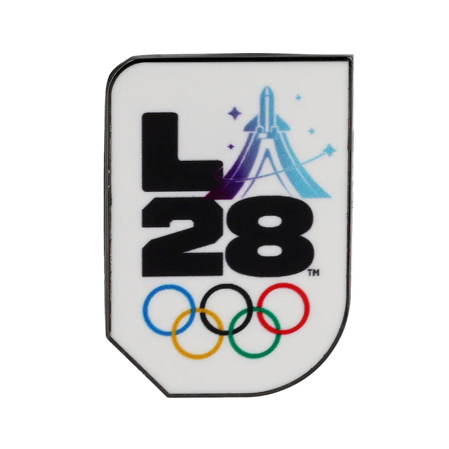 LA 2028 Olympics Logo in Space Travel Pin