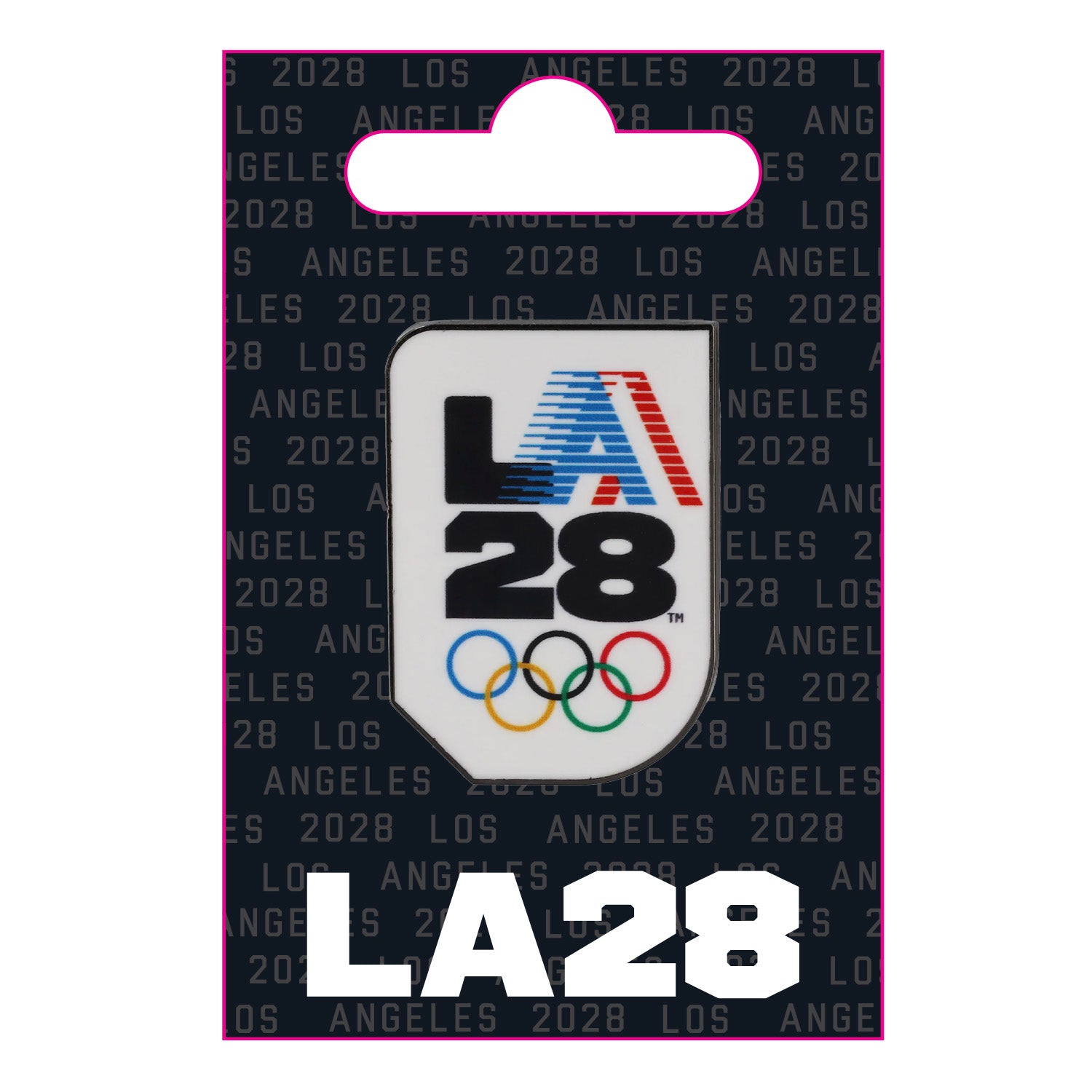 LA 2028 Olympics Logo in Retro Stripe