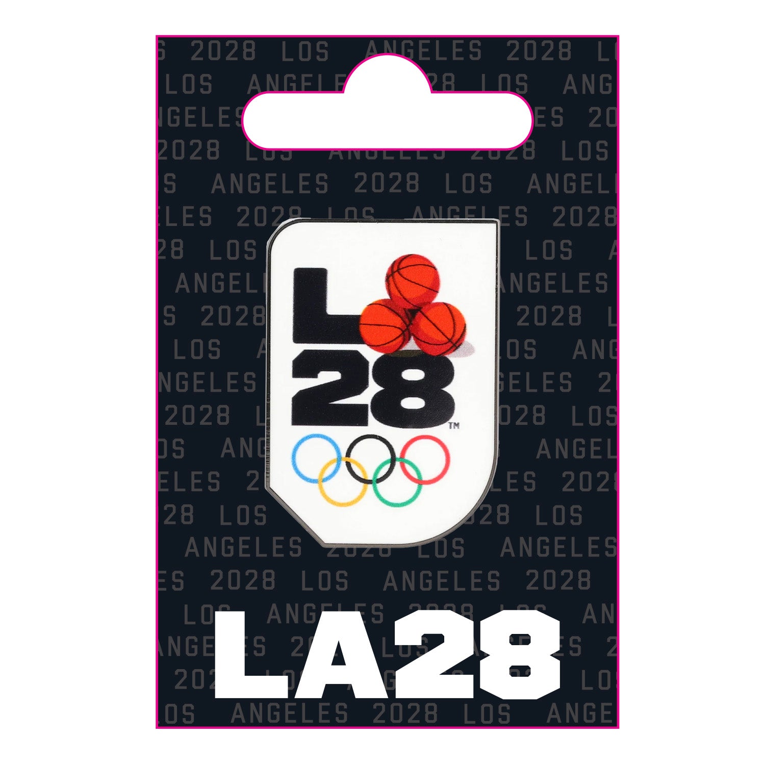 LA 2028 Olympics Logo in Basketball