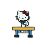 Load image into Gallery viewer, Team USA x Hello Kitty Gymnastics Pin
