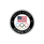 Load image into Gallery viewer, Team USA Olympics Coin Pin in Blue
