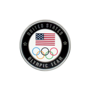 Team USA Olympics Coin Pin in Blue