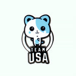 Load image into Gallery viewer, Tokyo Olympics Kawaii Pop Culture Bear Pin
