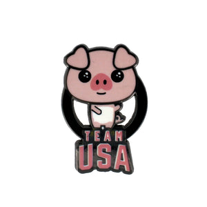 Tokyo Olympics Kawaii Pop Culture Pig Pin