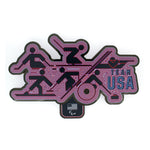Load image into Gallery viewer, Oversized Team USA Paralympic Radiant Pictogram Collage Pin
