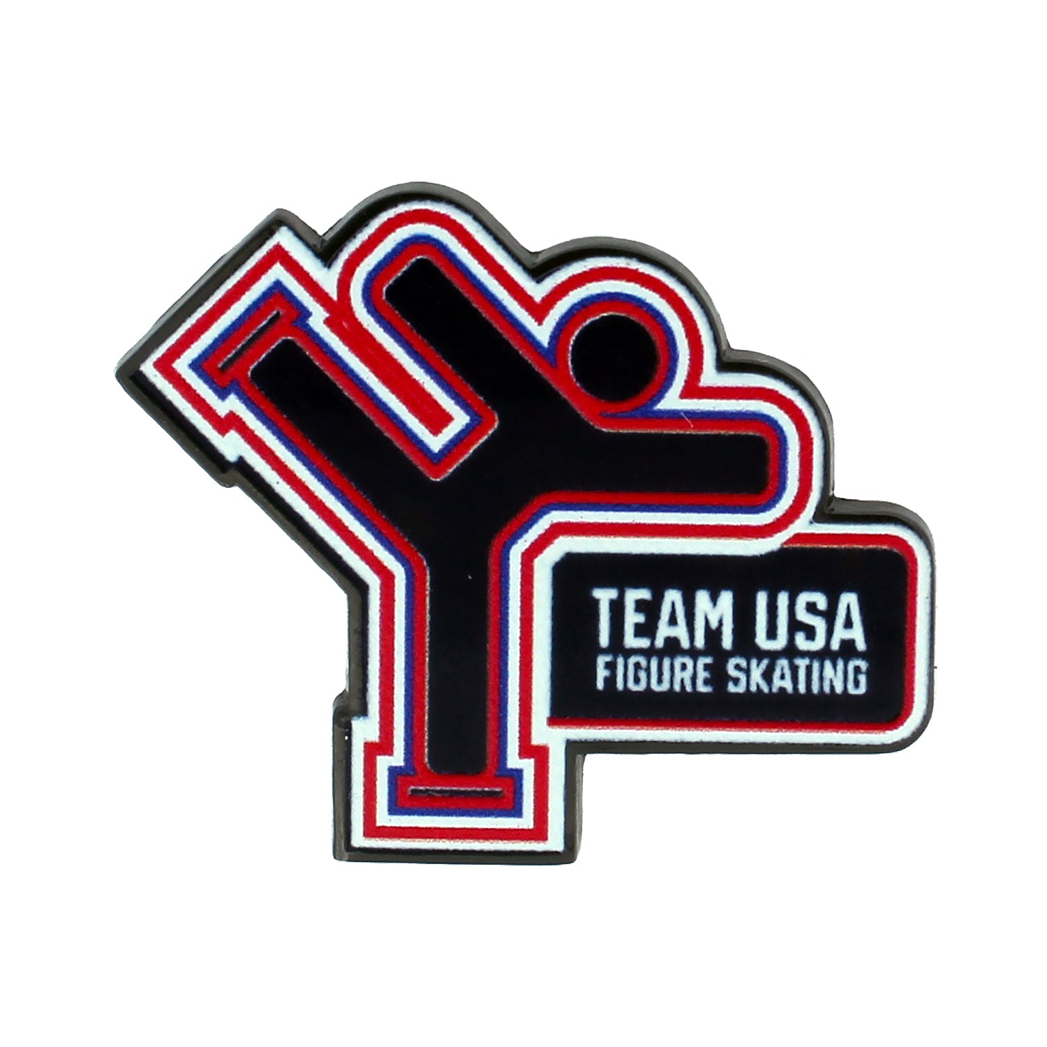 Team USA Figure Skating Radiant Pictogram Pin