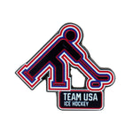 Load image into Gallery viewer, Team USA Ice Hockey Radiant Pictogram Pin
