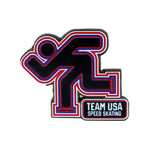 Load image into Gallery viewer, Team USA Speed Skating Radiant Pictogram Pin

