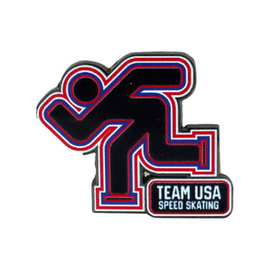 Team USA Speed Skating Radiant Pictogram Pin