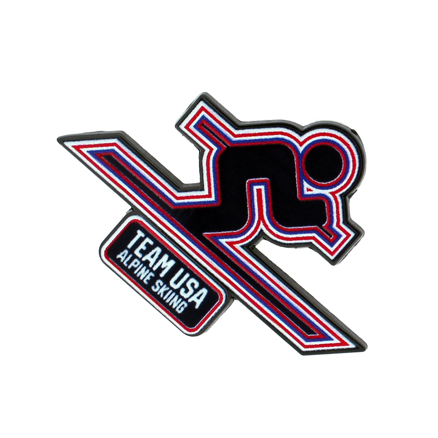 Team USA Alpine Skiing Radiant Pictogram Pin