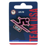 Load image into Gallery viewer, Team USA Alpine Skiing Radiant Pictogram Pin
