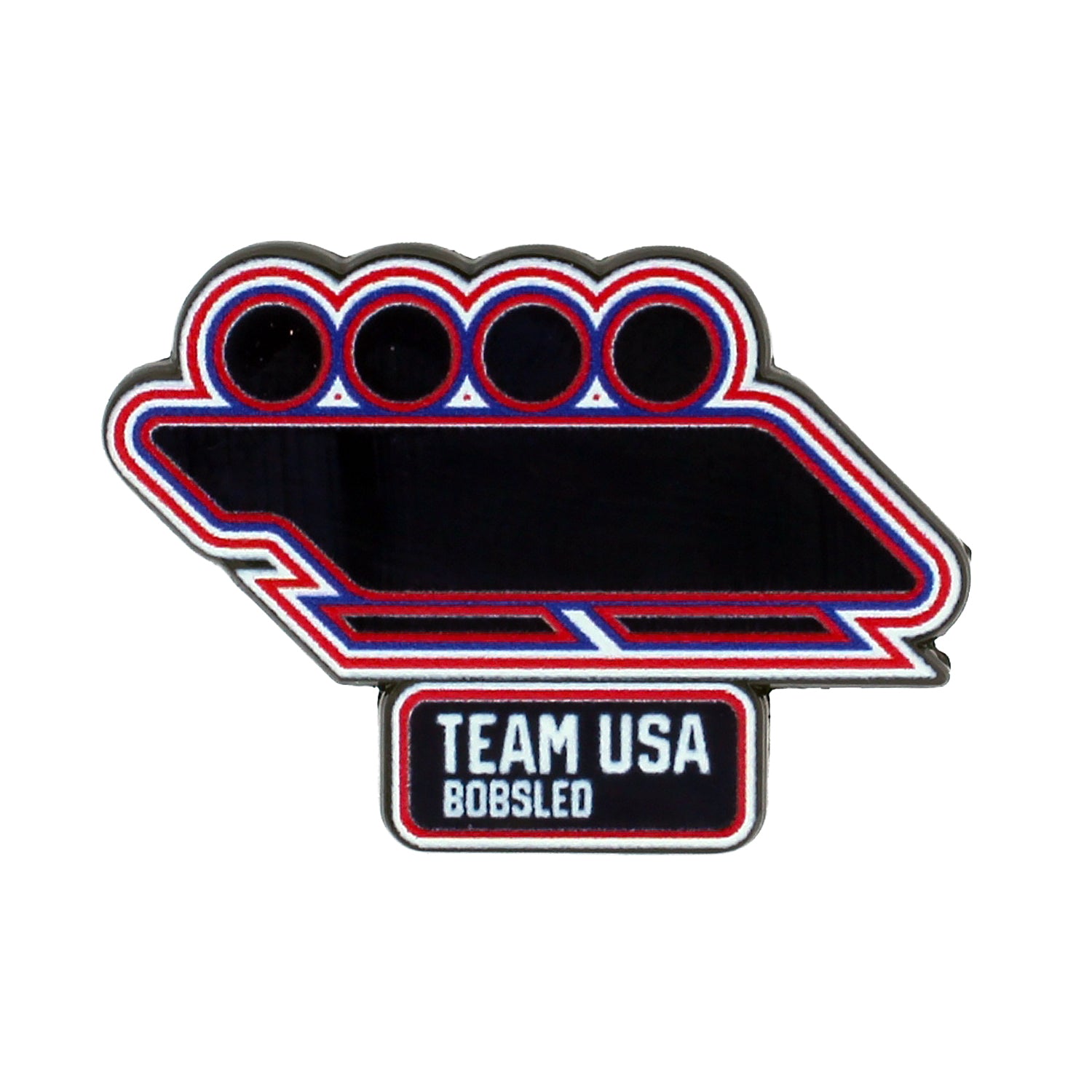 Team USA Bobsled Radiant Pictogram Pin
