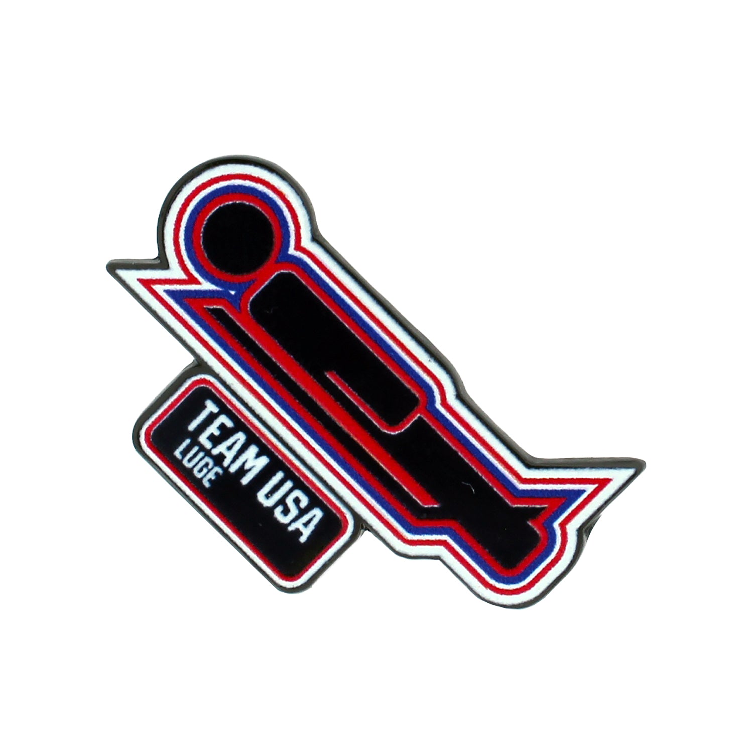 Team USA Luge Radiant Pictogram Pin