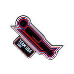 Load image into Gallery viewer, Team USA Luge Radiant Pictogram Pin
