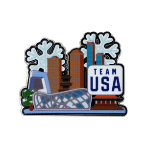 Beijing Skyline Pin