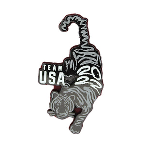Beijing Olympics Chinese Calligraphy Tiger Pin