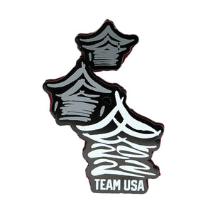 Beijing Olympics Chinese Calligraphy Temple Pin