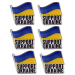 Load image into Gallery viewer, &quot;I Support Ukraine&quot; Lapel Pin - 6 PCS SET
