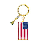 Load image into Gallery viewer, 2023 FIFA Women&#39;s World Cup Australia-3D Trophy Keychain USA Flag

