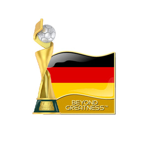 2023 FIFA Women's World Cup Australia 2.5D Trophy Pin Germany Flag