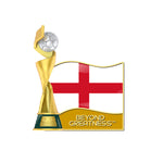 Load image into Gallery viewer, 2023 FIFA Women&#39;s World Cup Australia 2.5D Trophy Pin England Flag
