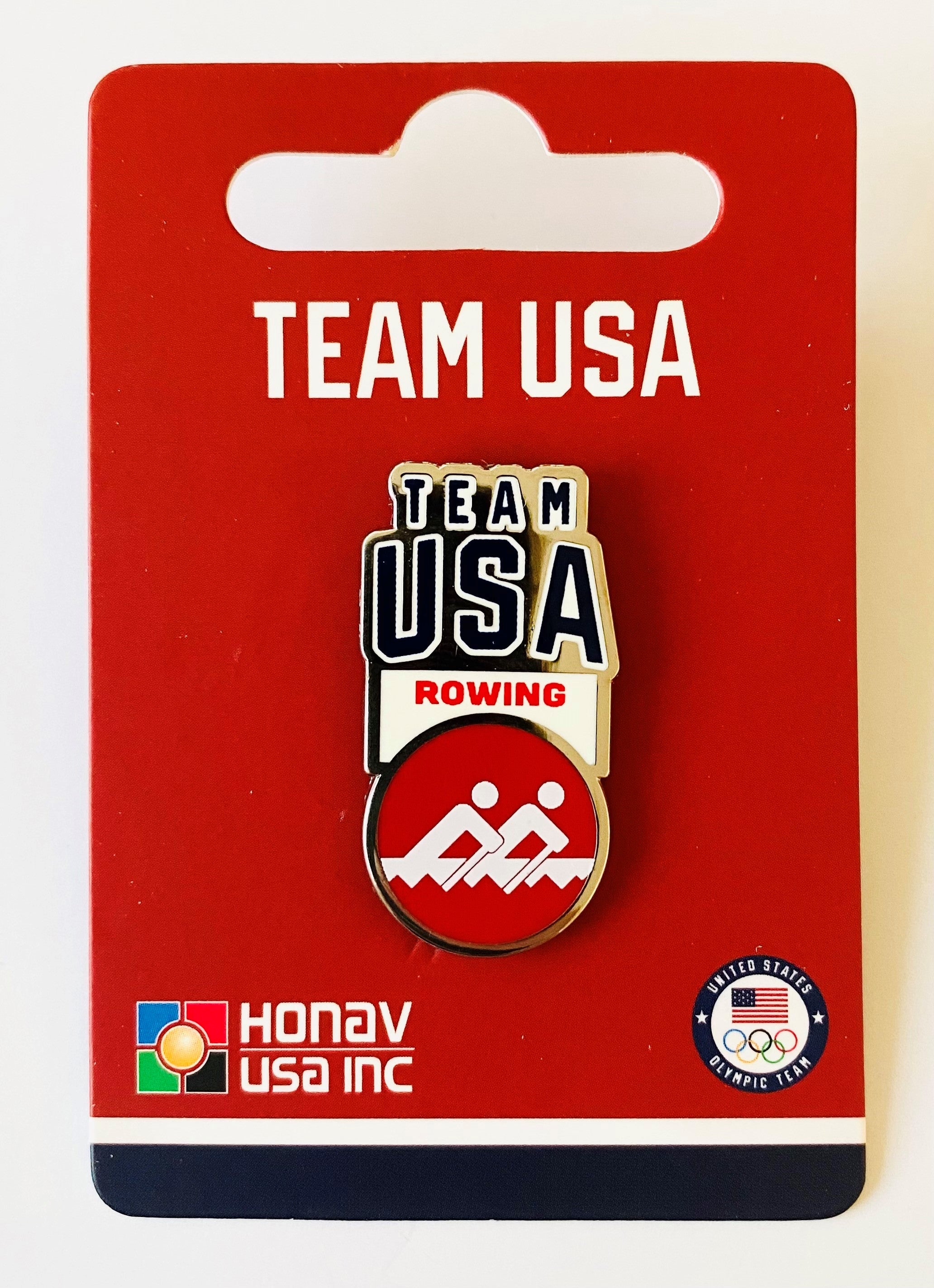 VISA Card USA United States Olympic Decathlon Team Athlete Sports Lapel Hat  Pin