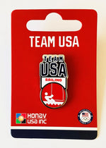 Load image into Gallery viewer, Team USA Sailing Pictogram Pin
