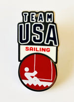 Load image into Gallery viewer, Team USA Sailing Pictogram Pin
