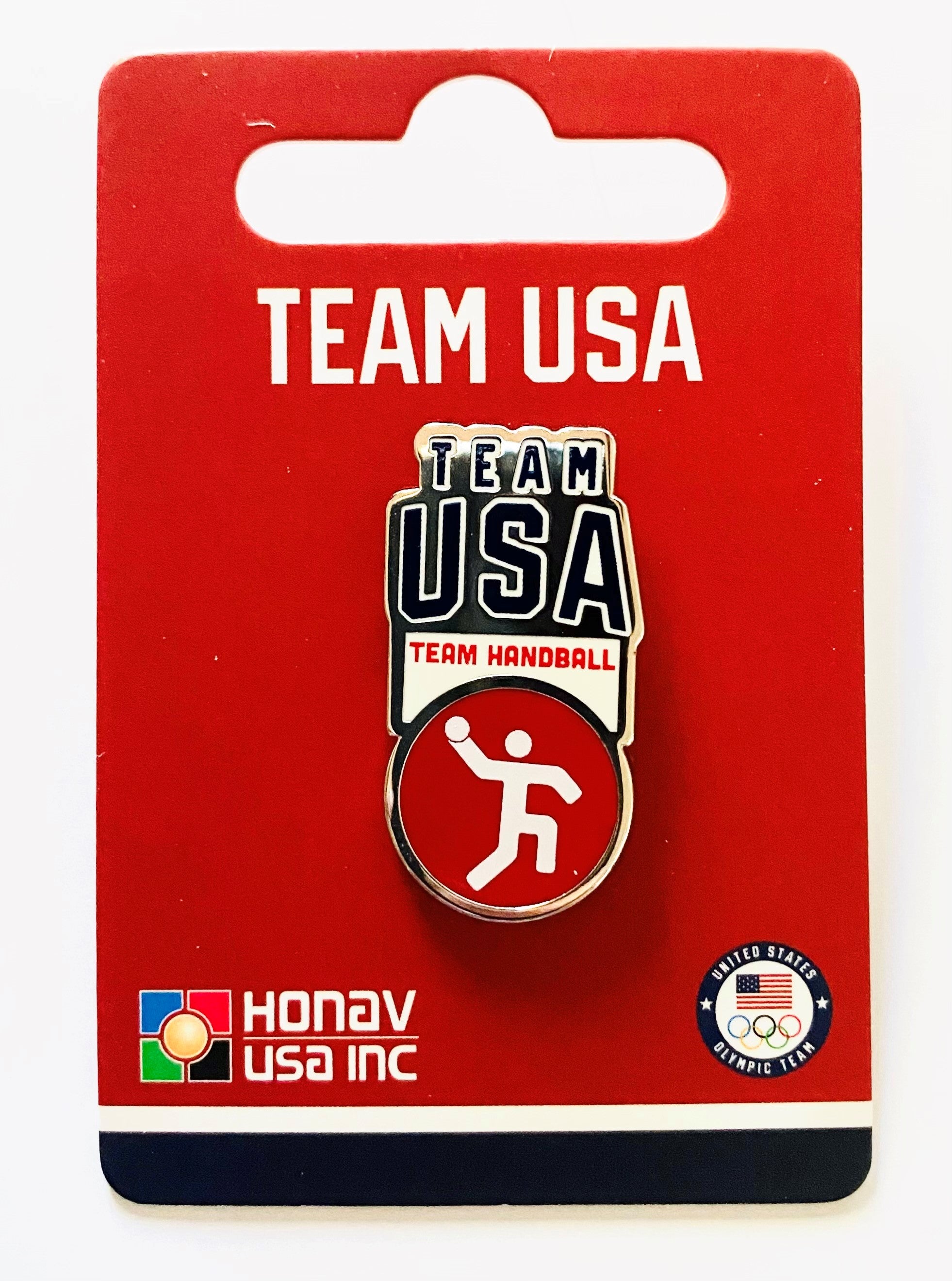 Team USA Team Handball Pictogram Pin