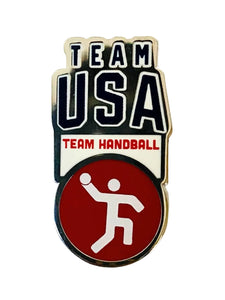 Team USA Team Handball Pictogram Pin